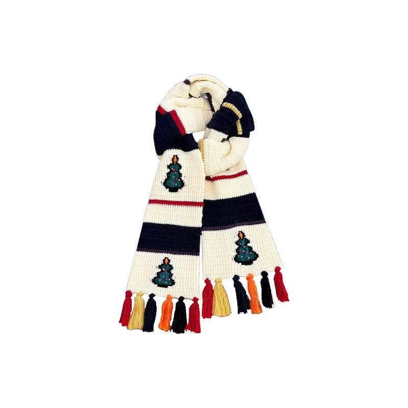 STUFFER Yarn Knit Scarves Unisex-1