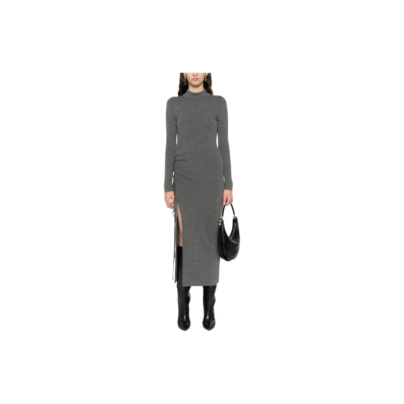 MICHAEL KORS FW24 Long Sleeved Dresses Women's Medium Gray-1