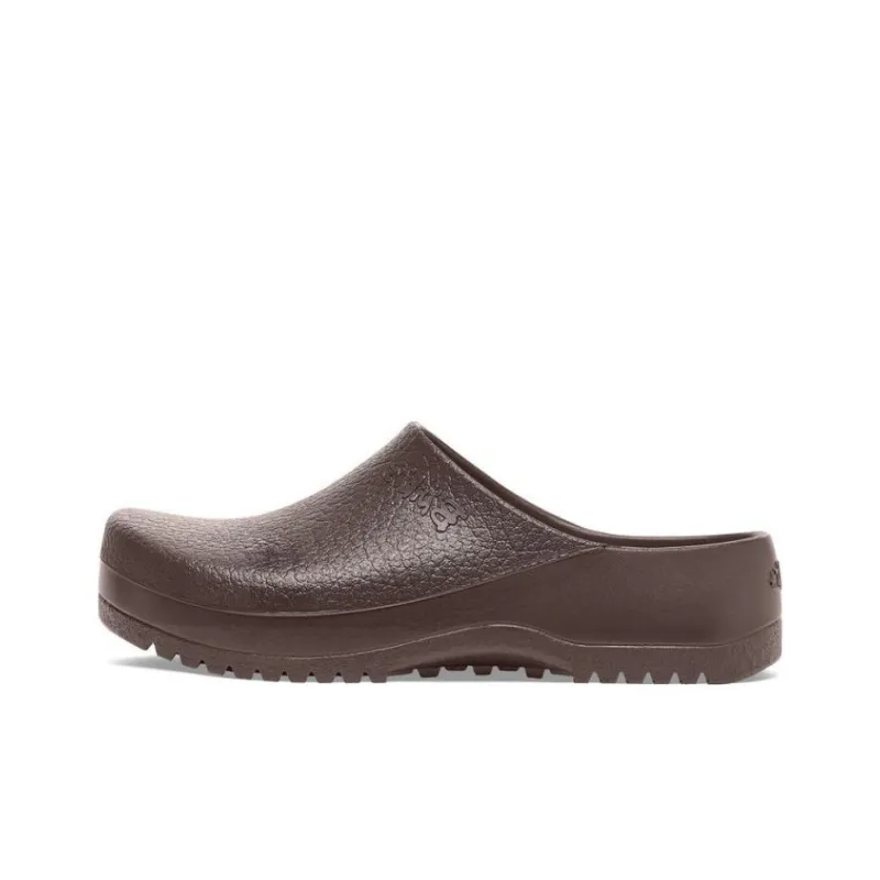 Birkenstock Slip Resistant Closed Toe Slippers Unisex Brown-0