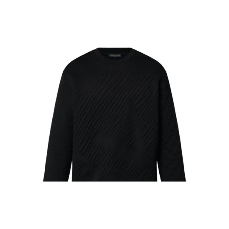 LOUIS VUITTON FW22 Sweatshirt Men's Black-5