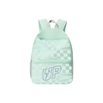 TURN UP Polyester Students Backpack Regular Unisex Mint Mambo Color