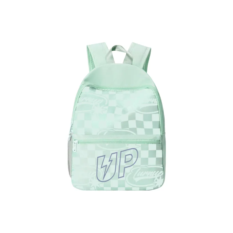 TURN UP Polyester Students Backpack Regular Unisex Mint Mambo Color-0