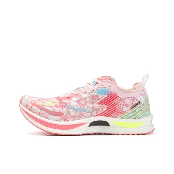 PANKE Running Shoes Unisex Low-Top Peacock Blue/Cherry Blossom Pink/