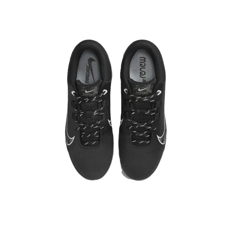 Nike Hyperdiamond 4 Pro Black Pure Platinum Iron Grey Women's-3