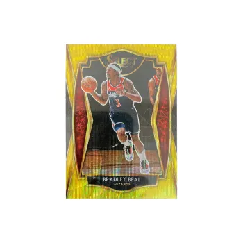 PANINI 2020 21 SELECT Wizards, Bradley, Beal, Gold, Large Ratio, Modka, Star Card, Card Pass Sports Cards 1 Pc