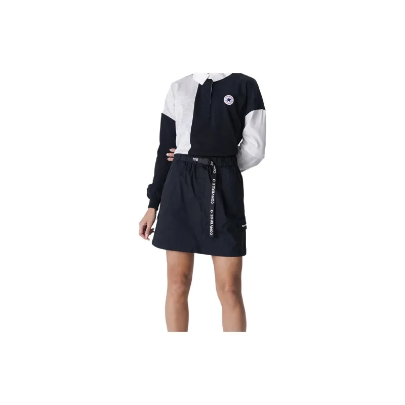 Converse Casual Short Skirts Women's Black-3