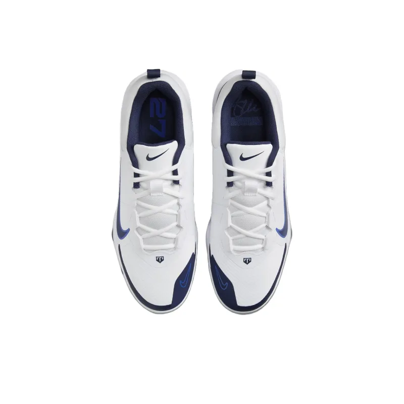 Nike Force Trout 9 Pro Mcs White Hyper Royal Midnight Navy-3