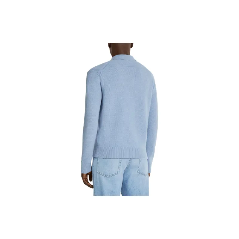 Ermenegildo Zegna Oasi Knitted Polo Shirt-2