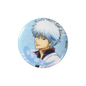 BOOM COMIC Gintama Characters Iridescent Brushed Badge Gintoki Sakata Toushirou Hijikata Badges