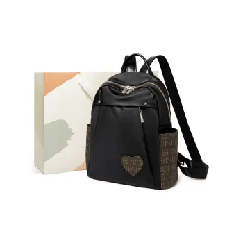 15 MINS Fabric Backpack Regular Women's Midnight Black