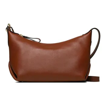 Polo Ralph Lauren Leather Crossbody Bag Shoulder Bag Women's Brown
