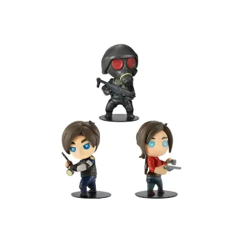PRIME 1 STUDIO Resident Evil Characters Cutie1plus Resident Evil 2 Remake Combination Set Chibi Figures