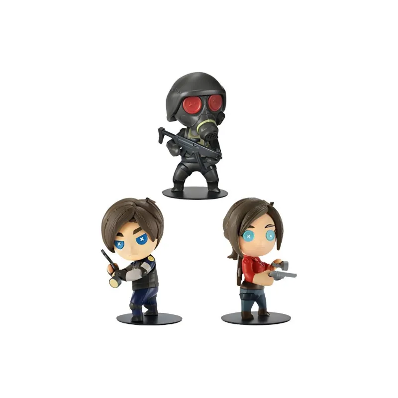 PRIME 1 STUDIO Resident Evil Characters Cutie1plus Resident Evil 2 Remake Combination Set Chibi Figures-0