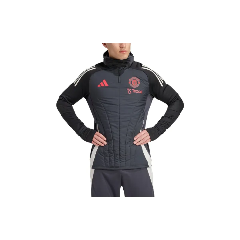 Adidas Manchester UnitedTiro 24 FW24 AEROREADY Sweatshirt Men's Carbon Black/Black-1