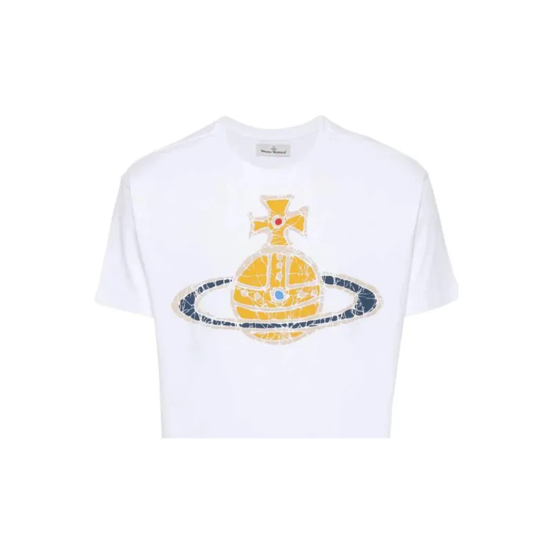 Vivienne Westwood Orb Printed Crewneck T Shirt-4