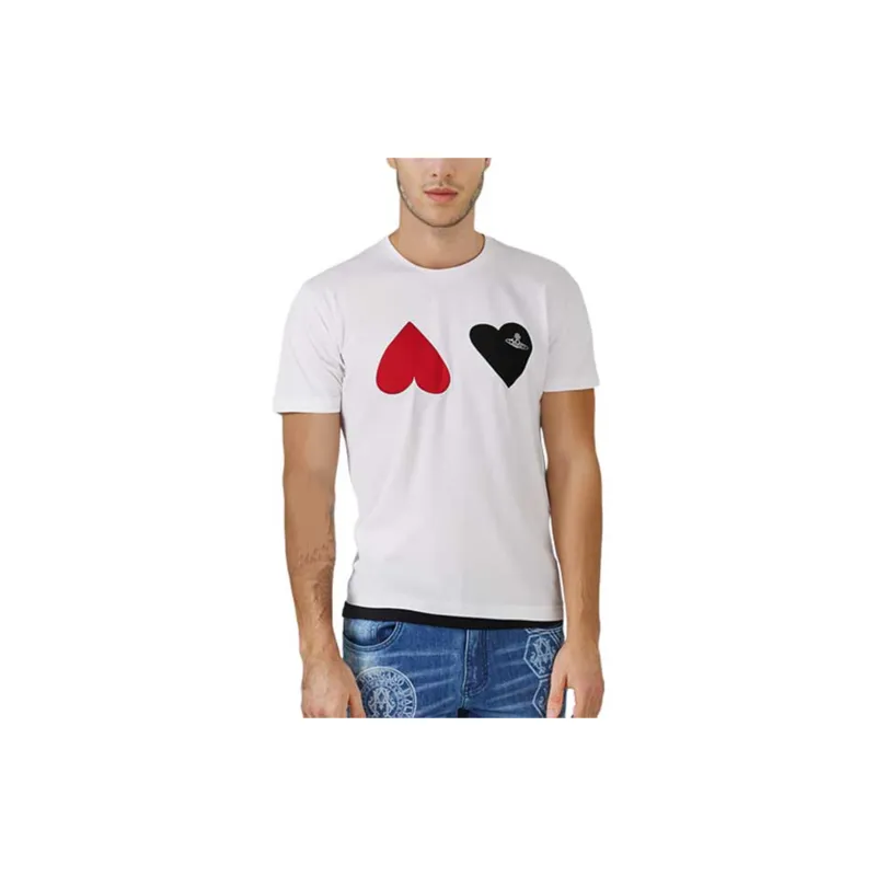 Vivienne Westwood Heart print Cotton T shirt-1
