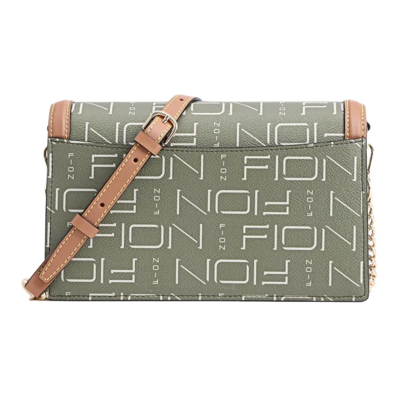 FION Artificial Leather Envelope Bag, Shoulder Bag Medium Size Women's Multicolor-8
