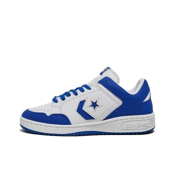 Converse Weapon Anti Slip Wear Resistant Low Top Skateboard Shoes Unisex Blue White
