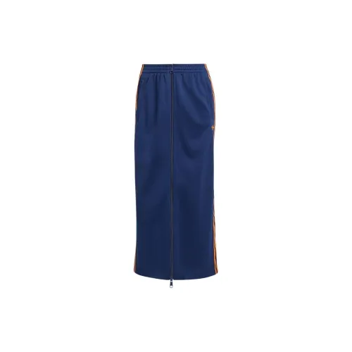 Adidas Originals Casual Long Skirts Women's Midnight Indigo