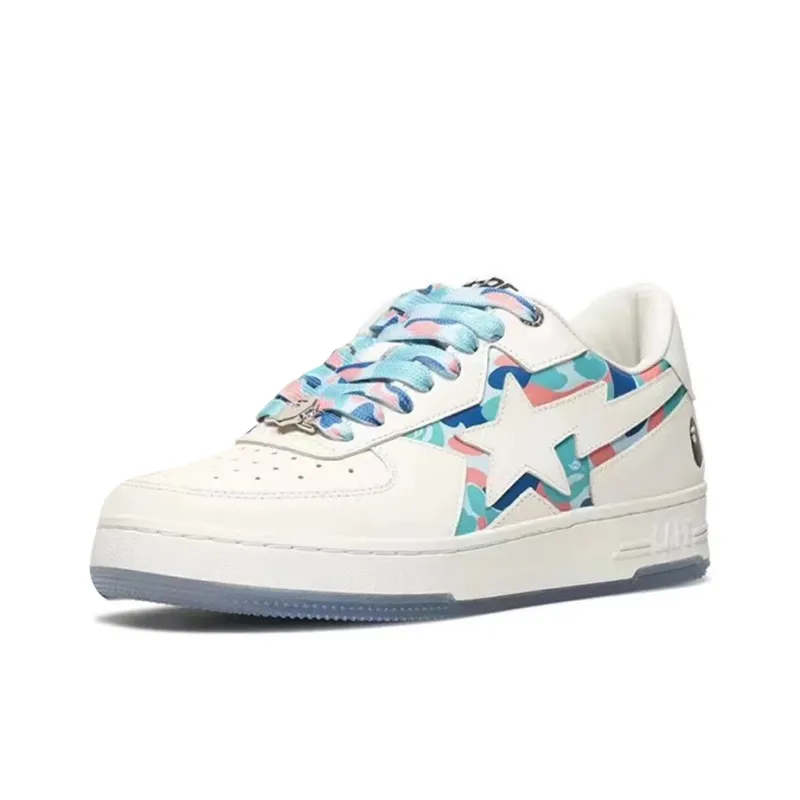 A BATHING APE STA Low Top Skateboard Shoes Unisex City Limited-6