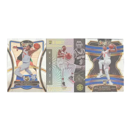 PANINI 2019 20 SELECT Rising Stars RC RJ Barrett Knicks 3 Piece Set Player Card Product Access Sports Cards 3 Pcs