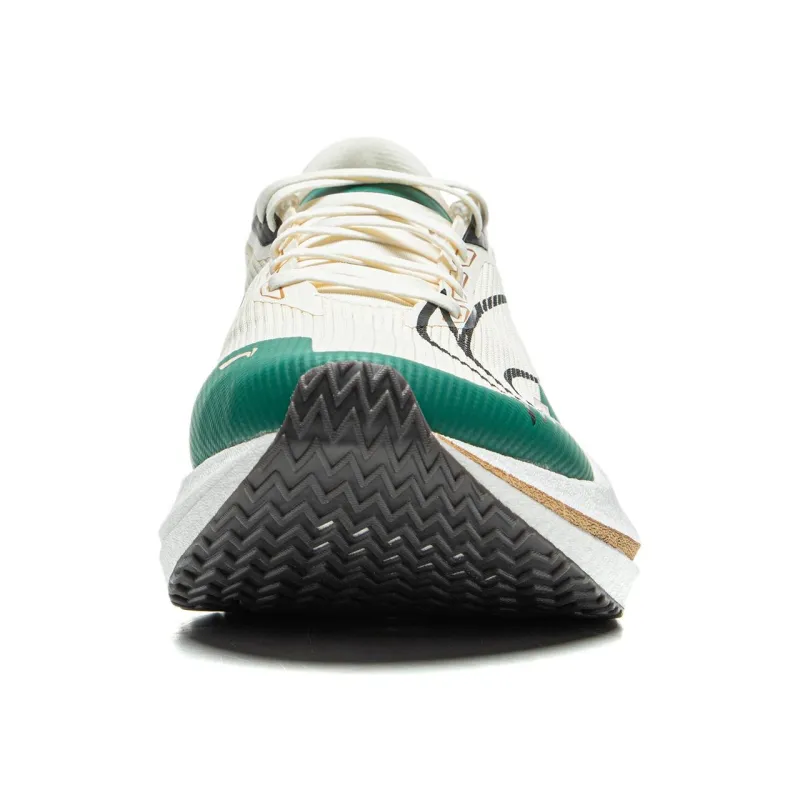 LINING Feidian 4 Challenger Running Shoes Men Low Top Ecru/Stone Green-4