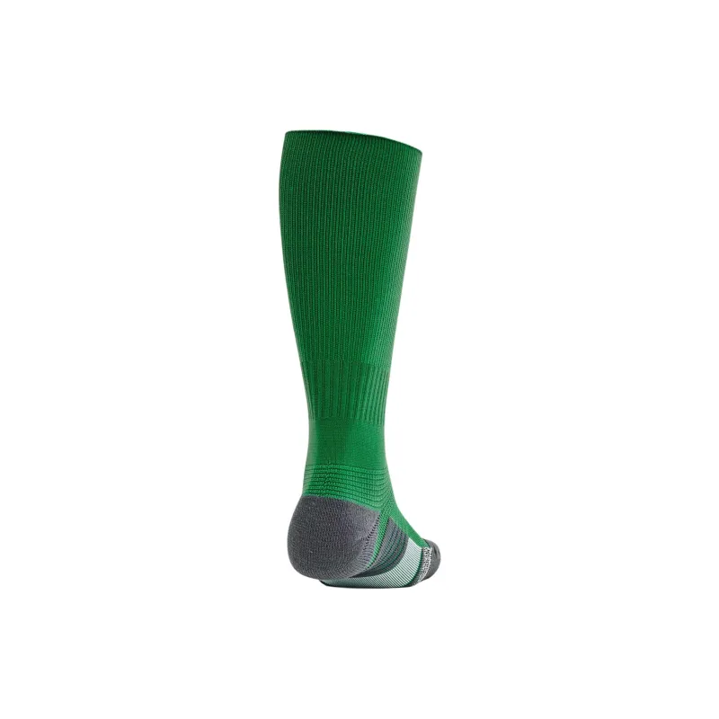 Under Armour Magnetico Grip Knee-High Socks Unisex 1 Pack Kelly Green Team/Field Gray/White-1