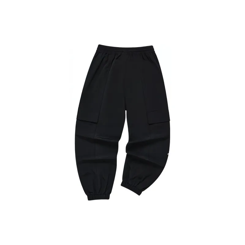FILA FUSION Knitted Sweatpants Women's Black-1