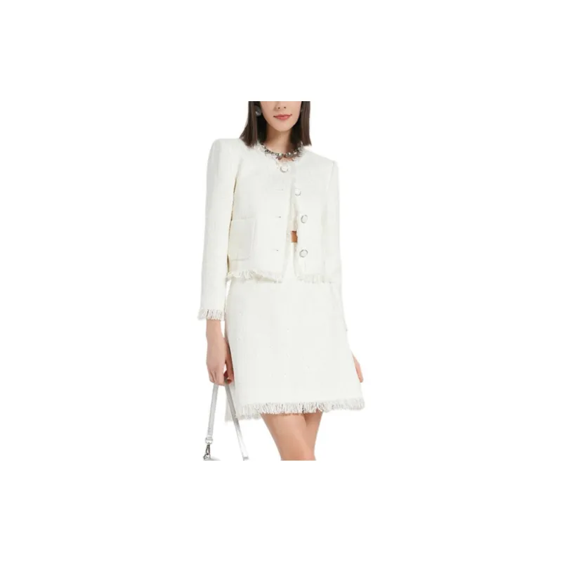 BESIONIA SS24 Jackets Coats Women's Ecru-3