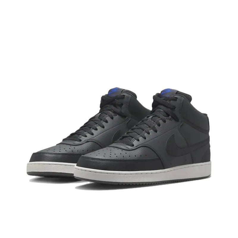 Nike Court Vision Mid Next Nature Dark Smoke Grey Off Noir Racer Blue Black-2