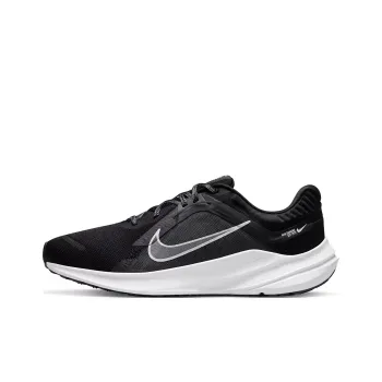 Nike Quest 5 Anti Slip Wear Resistant Low Top Running Shoes Women's Black White