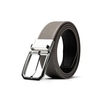 Anthony Miles Cow Leather Leather Belts Men's 3.4cm