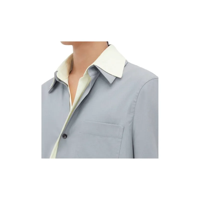 Bottega Veneta Double Layer Long Sleeved Shirt-1