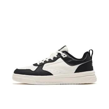 Erke Uninhibited Anti Slip Wear Resistant Low Top Skateboard Shoes Men's Microcrystal White/Jet Black