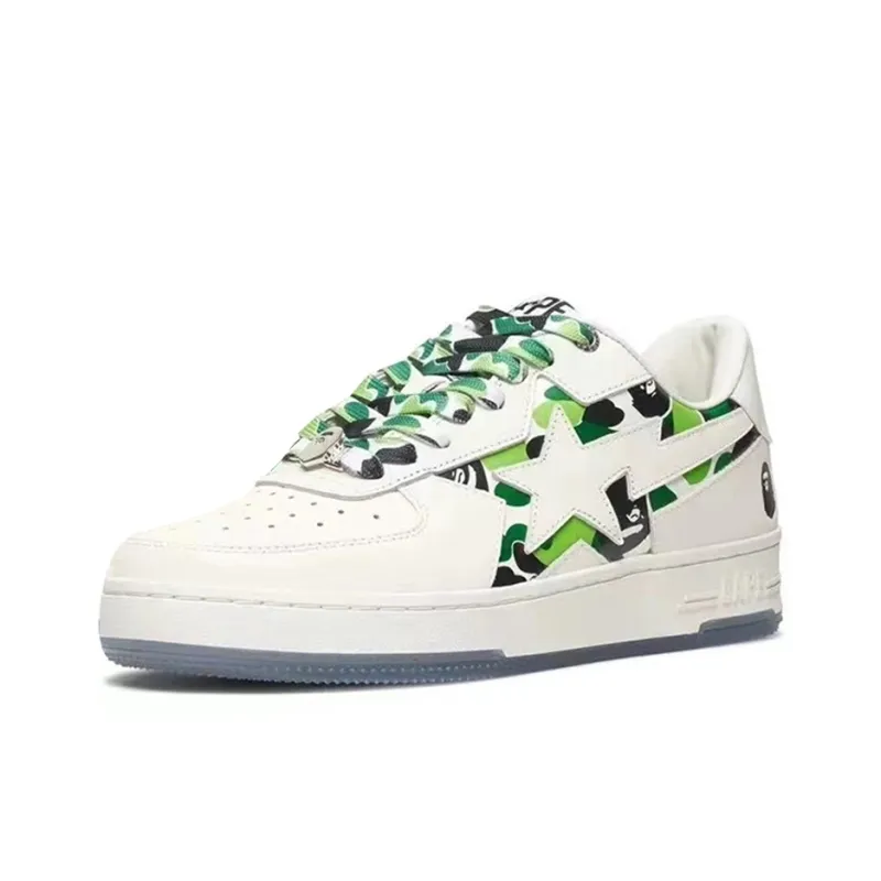 A BATHING APE STA Low Top Skateboard Shoes Unisex City Limited-2