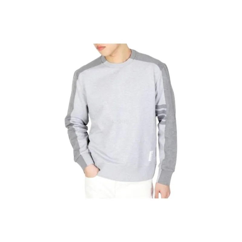 THOM BROWNE 4 Bar Striped Crewneck Sweatshirt-2