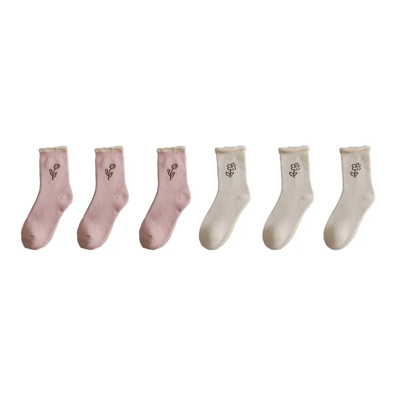 YUZHAOLIN Mid Calf Socks Women's Combo Set-9
