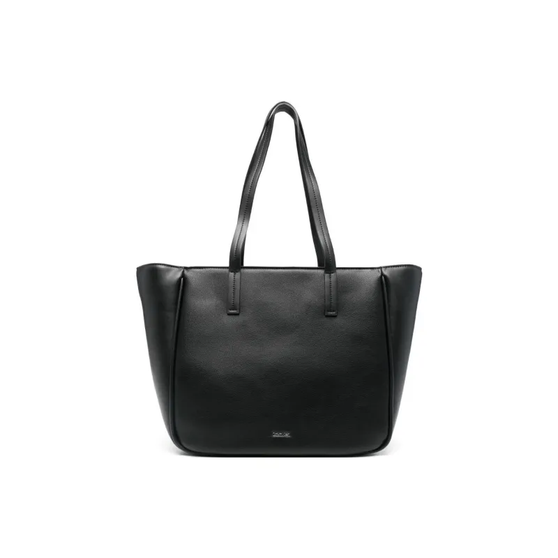 Calvin Klein Logo plaque Tote Bag-0