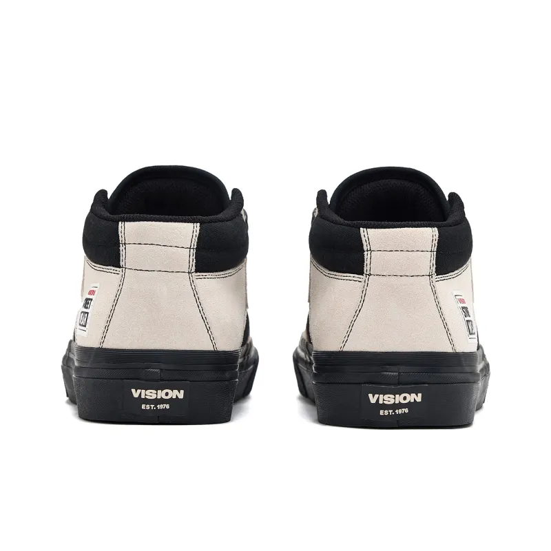 Vision Street Wear Concave Mid Top Skateboard Shoes Unisex Ecru-4