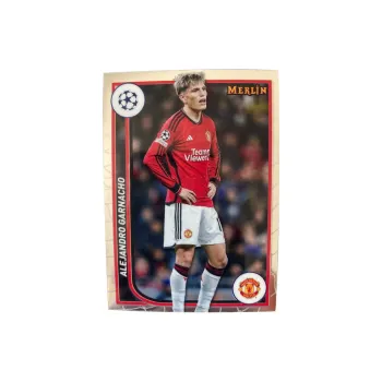 Topps 23 24 Merlin Chrome Manchester United, Garnacho, Pu Ka, Star Card, Card Quality Universal Sports Cards 1 Pc