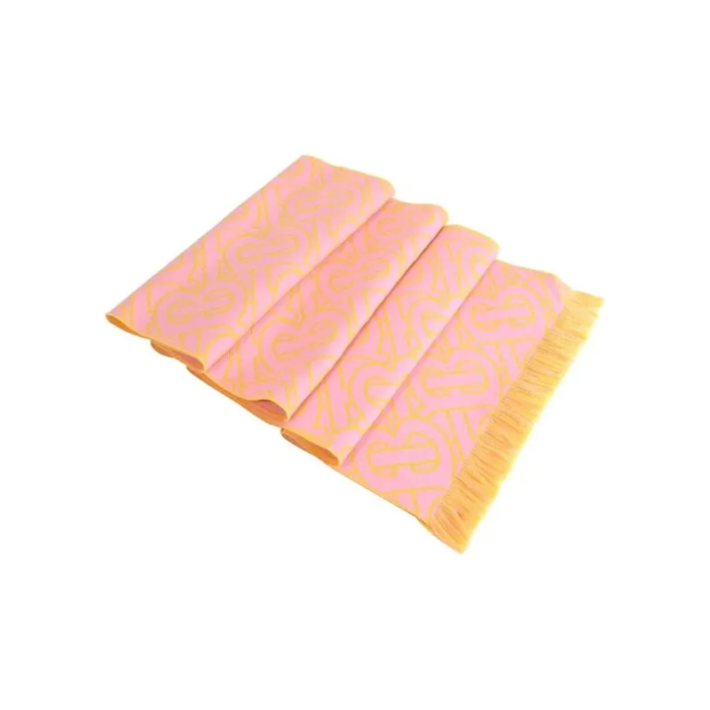 Burberry Wool Knit Scarves Women's Pink-3