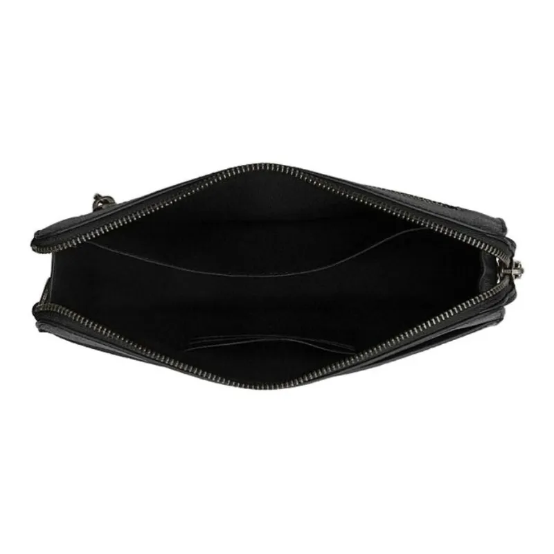 COACH Artificial Leather Clutch Medium Size Men's Charcoal Black & Black-3