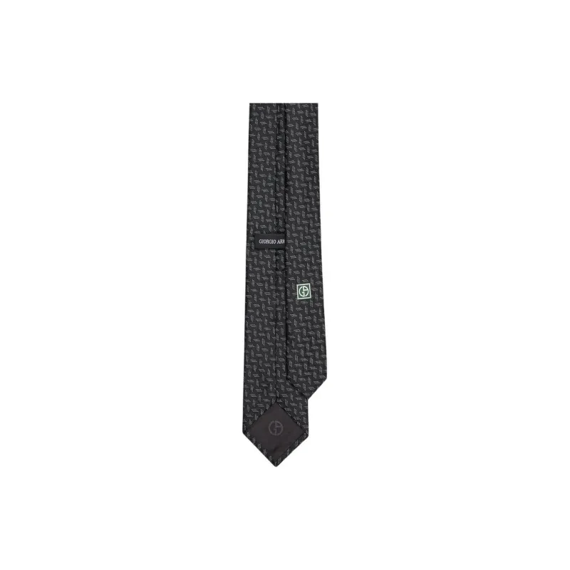GIORGIO ARMANI Patterned-jacquard Tie-1
