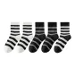 2 White Width Stripes+2 Black Pinstripe+1 Black Width Stripe