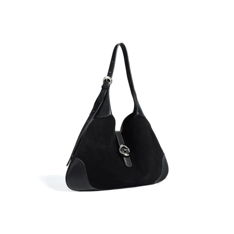FAIRWHALE Matte Cowhide Leather Shoulder Bag Regular Women's Multicolor-6