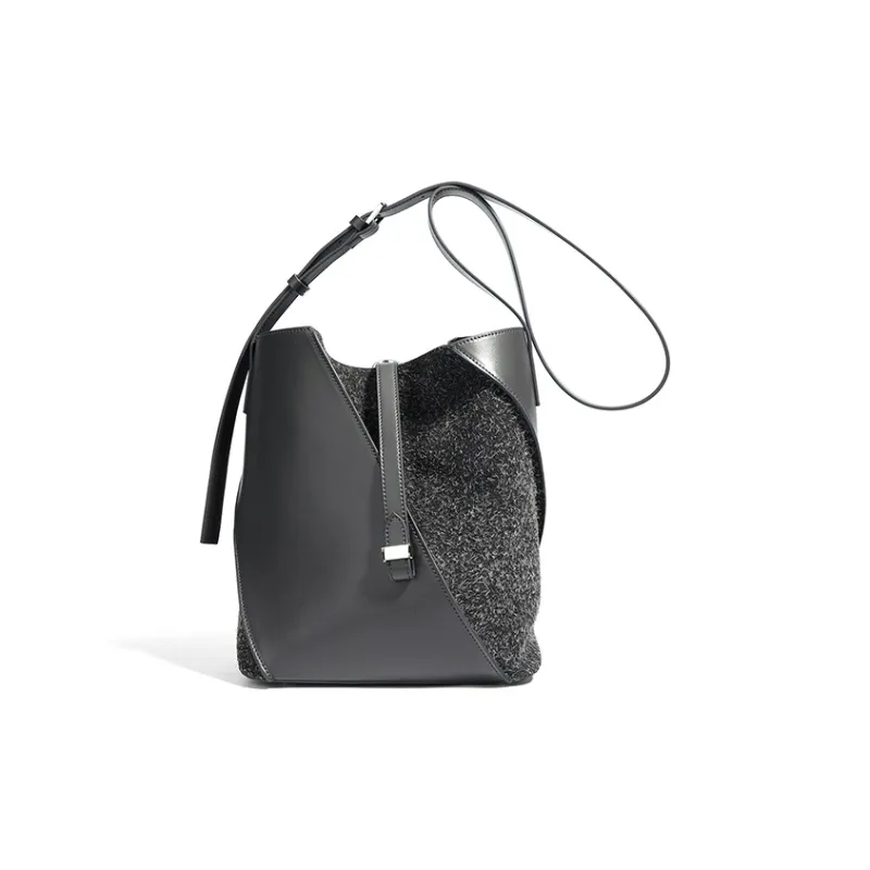 FAIRWHALE Anti velvet Cowhide Shoulder Bag Regular Women's Multicolor-8