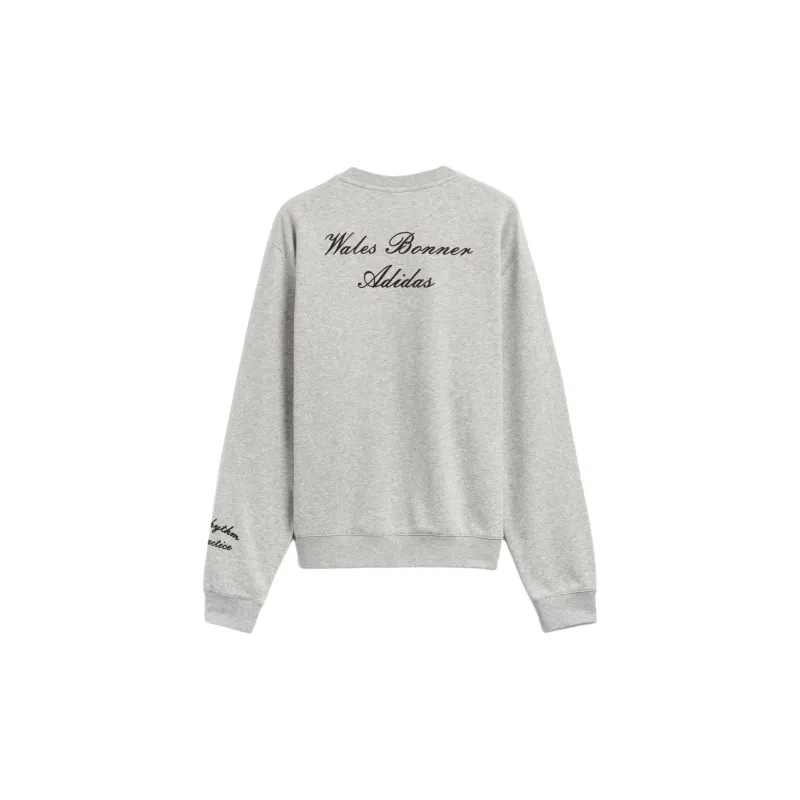 Adidas Originals X Wales Bonner L/S Crew Sweatshirt-1
