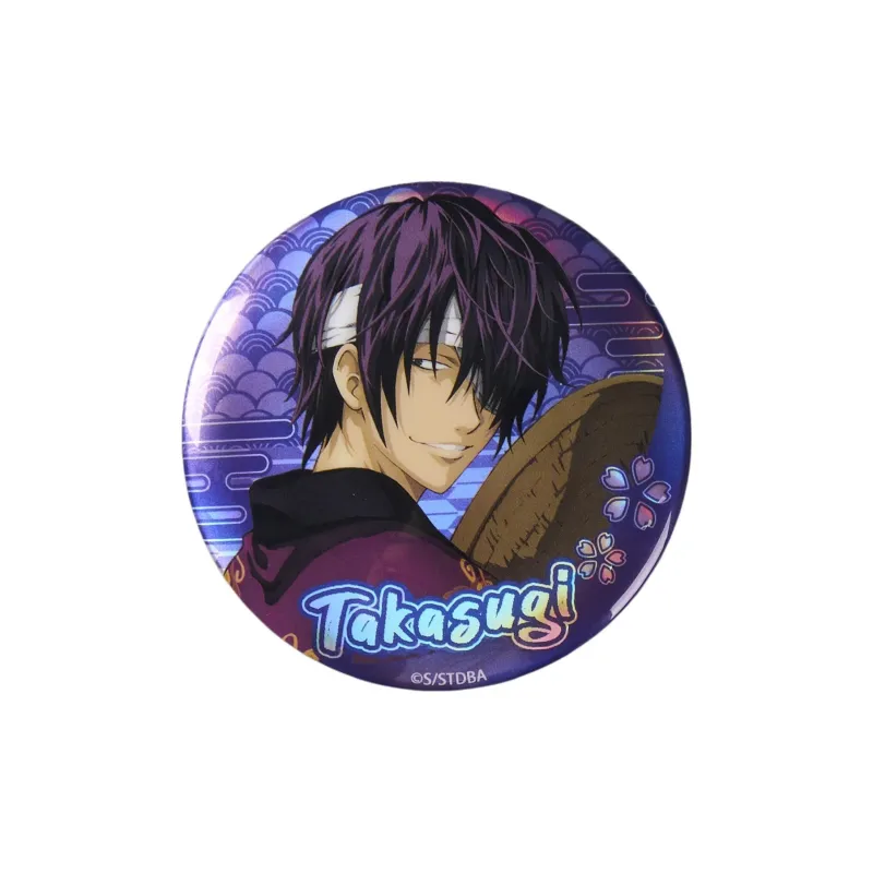BOOM COMIC Gintama Carved Badge Gintoki Sakata Toushirou Hijikata Official Store Badges-5