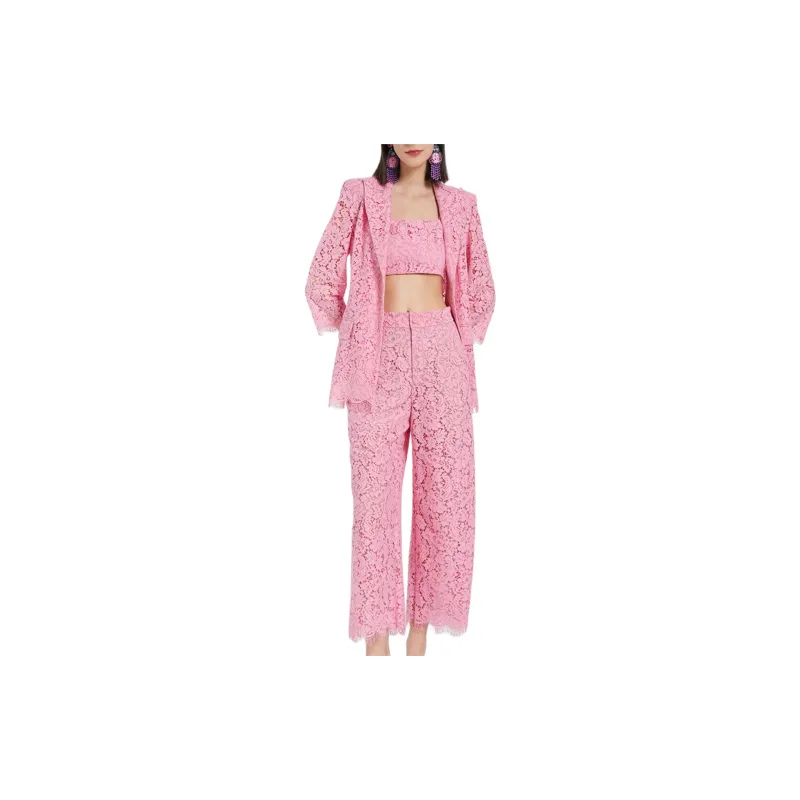 BESIONIA SS24 Casual Pants Women's Pink-2