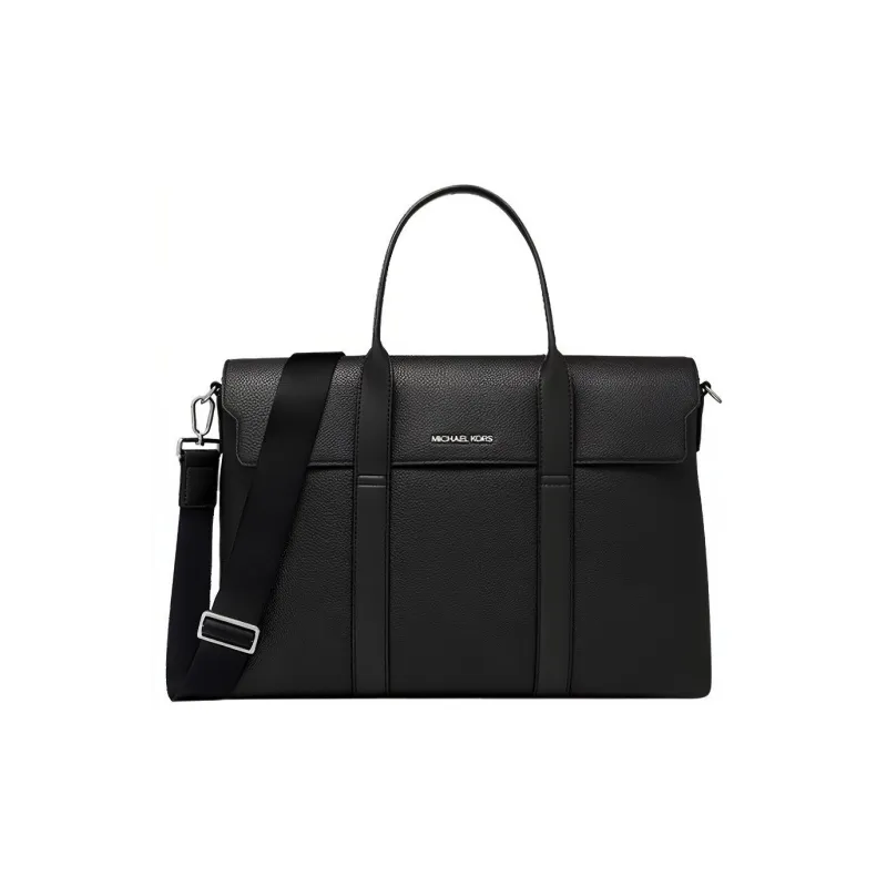 MICHAEL KORS Cooper Pebbled Leather Briefcase-0